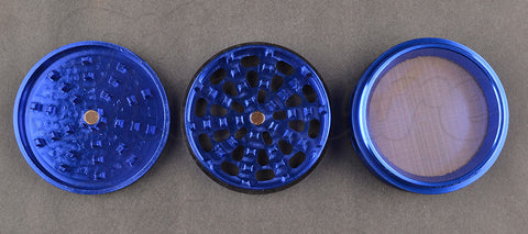 Kulture 62mm Blue Multistage 4 Piece Grinder 1 - KultureVA