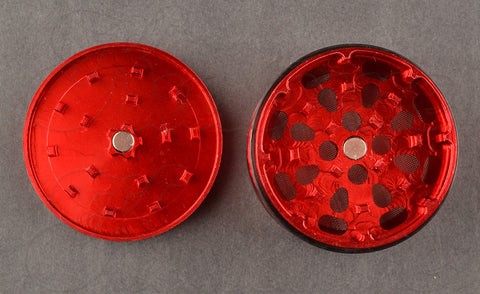 Kulture 55mm Red Multistage 4 Piece Grinder 1 - KultureVA