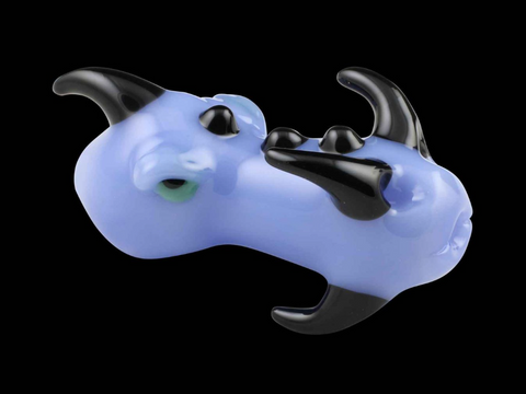 Dragon Head Glass Pipe - Assorted Colors